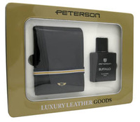 Peterson leather wallet+water set PTN ZM44