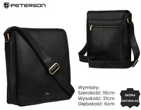 Torba skórzana PTN LARS-NDM Black