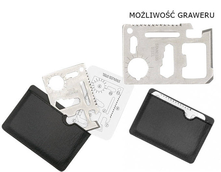 Survival card NL-SC-70X45 STEEL