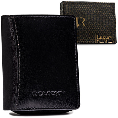 Portfel damski skórzany R-RD-34-GCL Black