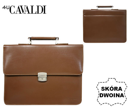 Aktówka skórzana B020139-S Brown