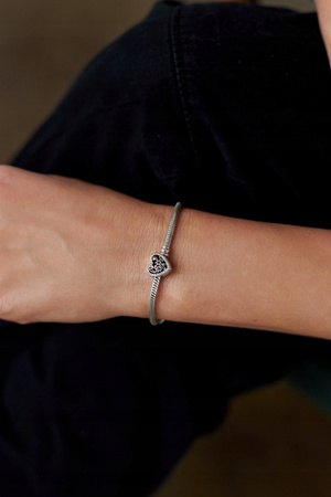 Srebrny charms Love You PETERSON CHP-010