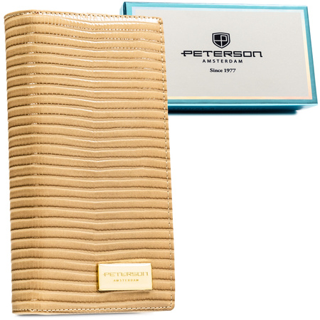 Portfel damski skóra+PU PTN PS1431-CRV KHAKI