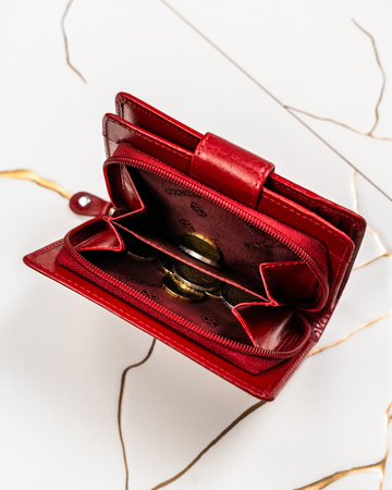 A two-piece gift set: wallet and keychain Peterson PTN SET-D-65-KCS RED