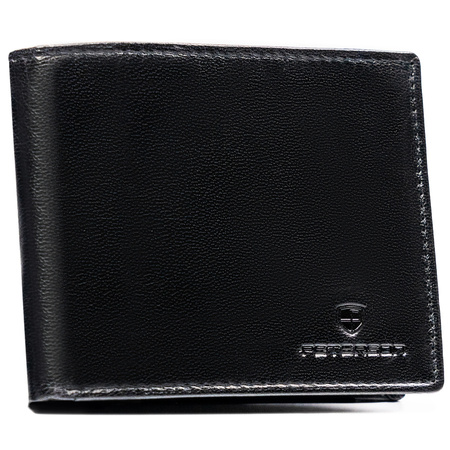 Zestaw prezentowy: portfel skórzany i brelok PETERSON PTN SET-M-1549-GVT