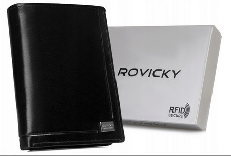 Portfel skórzany RFID CPR-125-BAR Black