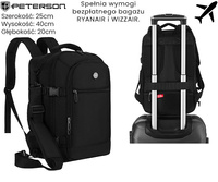 Plecak podróżny PTN GAWRON-4 Black