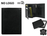 Leather wallet RFID NO LOGO N4-BVT-NL