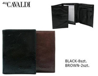 Leatherette men's wallet CAVALDI F18-072 BUNDLE 10 PCS