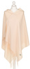 Large Women's Scarf with Fringes Peterson PTN SPV73 Cream