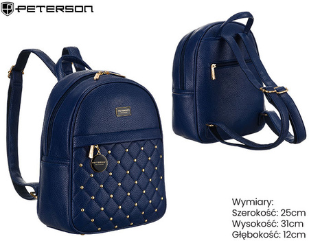 Plecak damski PU PTN SPY-1-F19 Navy
