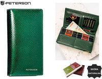 Portfel damski skórzany PTN 421431-DSL Green