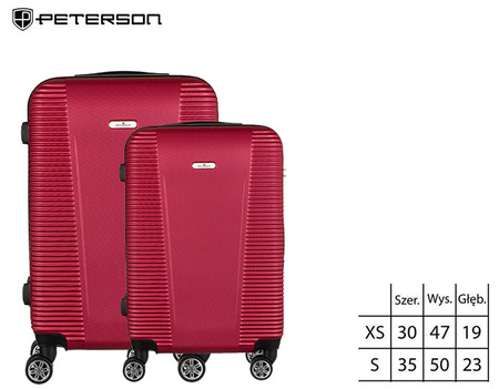 Zestaw walizek PTN 236-SET2 Red