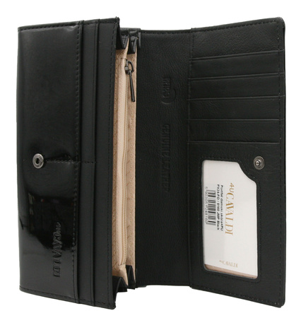 Portfel skóra + PU PX24-FO-JMP Black