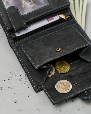 Portfel męski ze skóry naturalnej ALWAYS WILD N4L-P-CHM