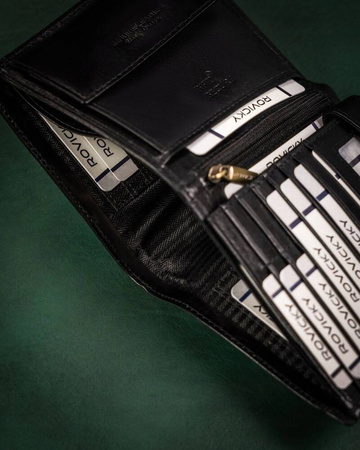 22317-VT-RVT Black RFID leather wallet