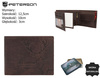 Portfel skórzany RFID PETERSON PTN N992-BE-DEER D.Brown