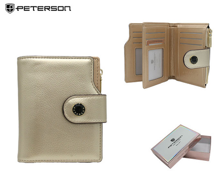 Portfel damski PU PTN 012-HRH Gold