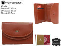 PETERSON PTN 116-BO RFID leather wallet