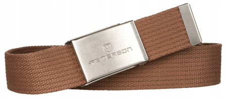 PETERSON PTN SILVER-BROWN webbing belt