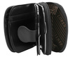 Women's leather wallet 43972-CIS-3337 BLACK