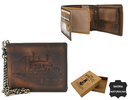 Portfel skórzany N992C-VIN-08 Brown