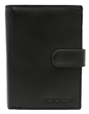 Zestaw prezentowy: skórzany portfel i brelok PETERSON PTN SET-M-N4L-KCS