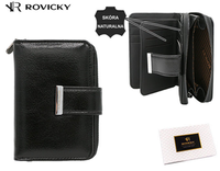 Portfel damski skóra+PU RPX-31-ML-4889 BLACK