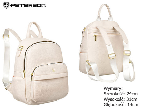 Plecak damski PU R-KP-22-A19 Beige