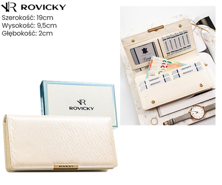 Portfel damski skórzany PTN 76112-BFBC Red