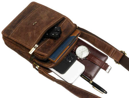 Torba skórzana PTN 251-NSH Tan