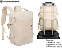 Plecak podróżny PTN 24421 Ecru