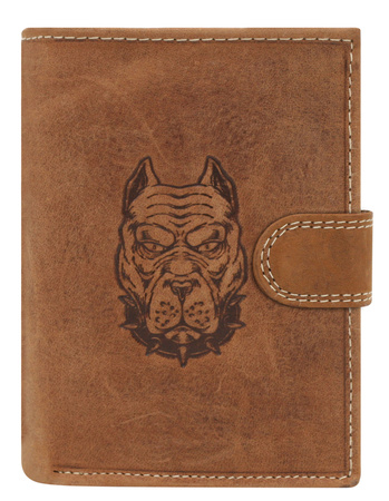 Leather wallet RFID ALWAYS WILD N4L-CHM