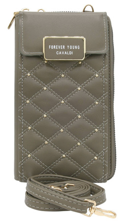 PU handbag-wallet M-09-8055 Gray