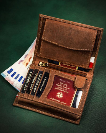 PETERSON PTN 333PW RFID leather wallet