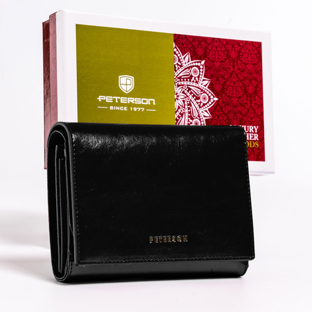 Portfel damski skórzany PTN PL-445 Black