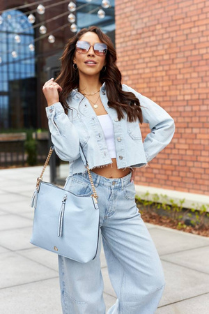 Torba z eko skóry LULUCASTAGNETTE TOURIA CIEL