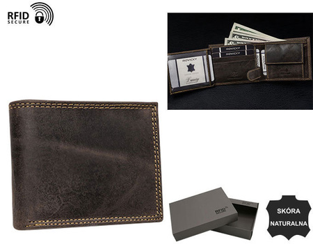 Leather wallet NO LOGO N0035-CHM-NL