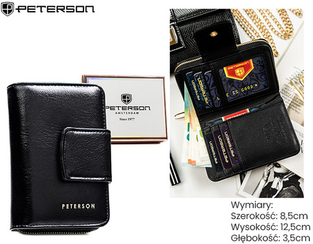 Portfel damski PU PTN 009-HF Black