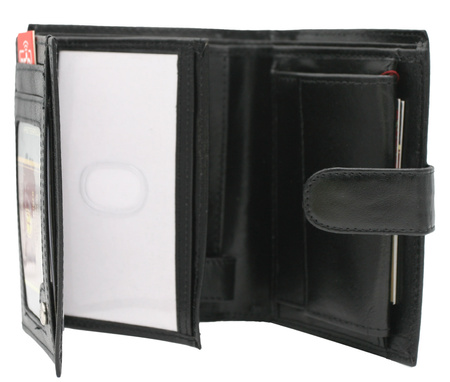 Portfel męski skórzany PTN 348Z-PR 2-1-1 Black