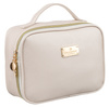 Women's Travel Cosmetic Bag with Handle PTN KOS-L03-P Cream Peterson
