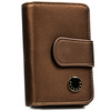 Portfel damski skóra naturalna+PU PTN PS115-HNL Brown
