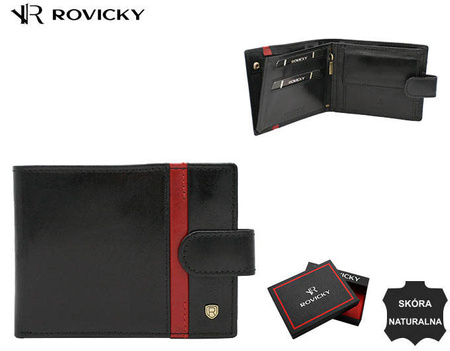 Portfel skórzany RFID ROVICKY 22319L-RVTP