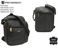 Torba skórzana PETERSON PTN-376-NDM