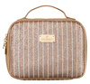 A glitter cosmetic bag with a handle PTN KOS-L03-B Gold Rose Peterson