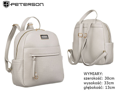 Plecak damski PU PTN T39013 Gray