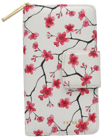 Portfel damski PU PTN 76116-F8 Beige flower 02