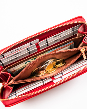 Portfel damski PU R-PKK-01 Red