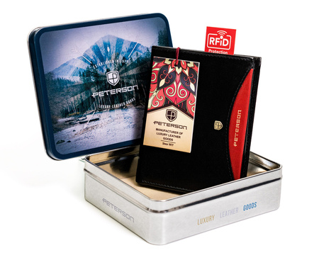 Portfel skórzany RFID PETERSON PTN 317.01