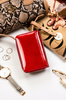 Women's wallet in a vertical orientation PTN PH31-1-SH Red